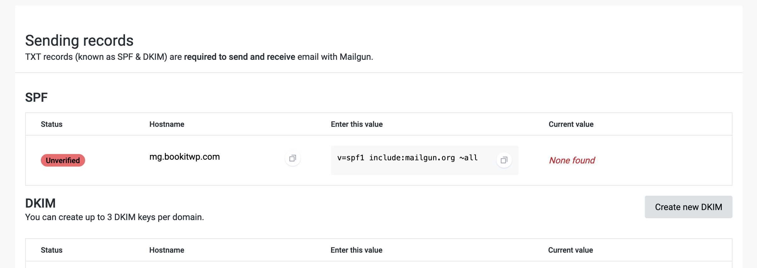 SPF record in Mailgun SPF record in Mailgun